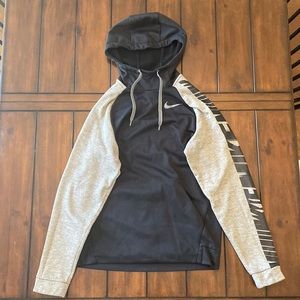 DRIFIT BLACK/GREY NIKE HOODIE SZ MEDIUM